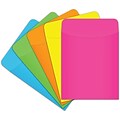 Top Notch Teacher Products Brite Pockets, Assorted Colors, 500 ct. (TOP415)