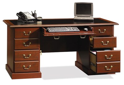 Sauder Heritage Hill Collection 65 W Executive Desk, Cherry Finish (402159)
