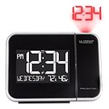 La Crosse Technology Projection Alarm Clock with Indoor Temperature and Humidity (616-1412)