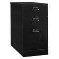 Bush Furniture Stockport 3 Drawer Pedestal, Classic Black (MY62903-03)