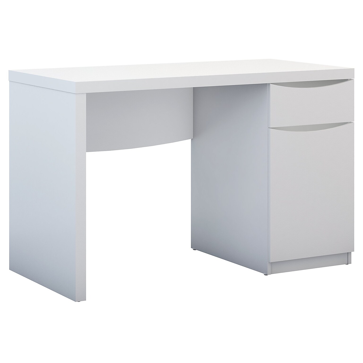 Bush Furniture Montrese 48W Computer Desk, Pure White (MY72117-03)
