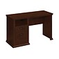 Bush Furniture Yorktown 50"W Home Office Desk with Storage, Antique Cherry (WC40323-03)