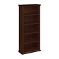 Bush Furniture 66.8" 5-Shelf Bookcase with Adjustable Shelves, Antique Cherry Wood (WC40366-03)