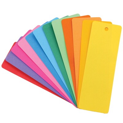 Hygloss Bright Blank Bookmarks, 500/Pack (HYG42650)
