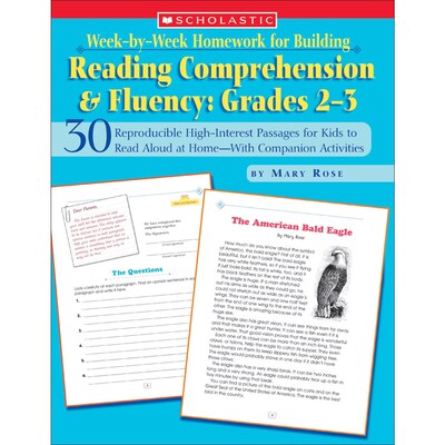 Week-by-Week Homework for Building Reading Comprehension & Fluency, Grades 2-3