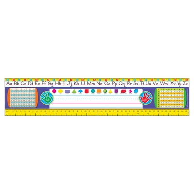 Trend®, Zaner-Bloser Desk Toppers® 2nd - 3rd Grades Name Plate, 3.75 x 18, 36/Pack (T-69402)