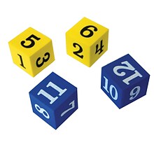 Foam Numbered Dice