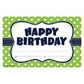 Teacher Created Resources Happy Birthday Award, Lime Polka Dots (TCR4771)