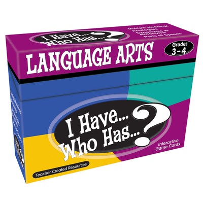 Teacher Created Resources I Have, Who Has Language Arts Game, Grade 3-4 (TCR7816)