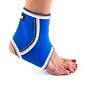 Breathable Lightweight Neoprene Ankle Brace-Ankle Compression Sleeve, Blue, Large