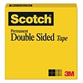 Scotch 665 Premium Grade Double Sided Tape (Permanent), 1 x 36 yds., 12/Case