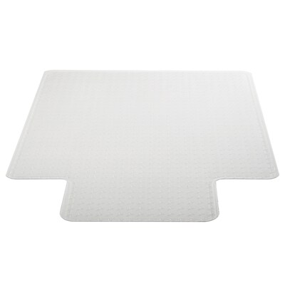 Deflect-O Carpet Chair Mat with Lip, 36" x 48'', Low-Pile, Clear (DEFCM13113COM)
