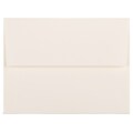 JAM Paper® A2 Strathmore Invitation Envelopes, 4.375 x 5.75, Natural White Laid, 25/Pack (26094)