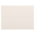 JAM Paper A7 Strathmore Invitation Envelopes, 5.25 x 7.25, Natural White Wove, 25/Pack (44507)