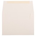 JAM Paper A7 Strathmore Invitation Envelopes, 5.25 x 7.25, Natural White Wove, 25/Pack (44507)