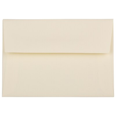 JAM Paper 4Bar A1 Strathmore Invitation Envelopes, 3.625 x 5.125, Ivory Wove, 25/Pack (191133)