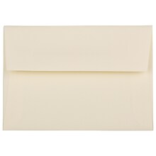 JAM Paper® 4Bar A1 Strathmore Invitation Envelopes, 3.625 x 5.125, Ivory Laid, Bulk 250/Box (9007340