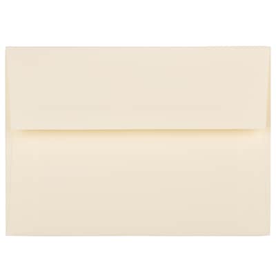 JAM Paper® A6 Strathmore Invitation Envelopes, 4.75 x 6.5, Ivory Laid, 25/Pack (191181)