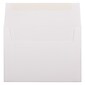 JAM Paper A7 Strathmore Invitation Envelopes, 5.25 x 7.25, Bright White Linen, Bulk 250/Box (191189H)