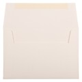 JAM Paper A8 Strathmore Invitation Envelopes, 5.5 x 8.125, Natural White Wove, 50/Pack (191205I)