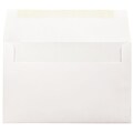 JAM Paper A10 Strathmore Invitation Envelopes, 6 x 9.5, Bright White Wove, 25/Pack (191220)