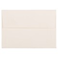JAM Paper 4Bar A1 Strathmore Invitation Envelopes, 3.625 x 5.125, Natural White Laid, 25/Pack (90091