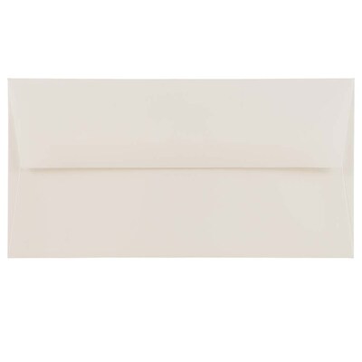 JAM Paper Monarch Strathmore Invitation Envelopes, 3.875 x 7.5, Bright White Wove, 25/Pack (196556)