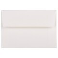 JAM Paper® 4Bar A1 Strathmore Invitation Envelopes, 3.625 x 5.125, Bright White Laid, 50/Pack (90091