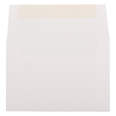 JAM Paper® 4Bar A1 Strathmore Invitation Envelopes, 3.625 x 5.125, Bright White Wove, 25/Pack (900928601)