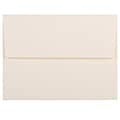 JAM Paper® A2 Strathmore Invitation Envelopes, 4.375 x 5.75, Natural White Wove, Bulk 1000/Carton (5TTW613B)