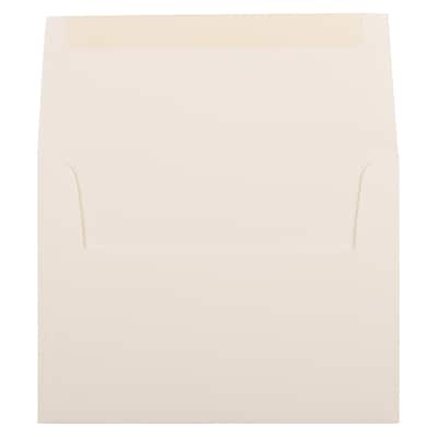 JAM Paper® A2 Strathmore Invitation Envelopes, 4.375 x 5.75, Natural White Wove, 25/Pack (5TTW613)
