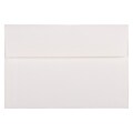 JAM Paper A8 Strathmore Invitation Envelopes, 5.5 x 8.125, Bright White Wove, 25/Pack (STTW761)
