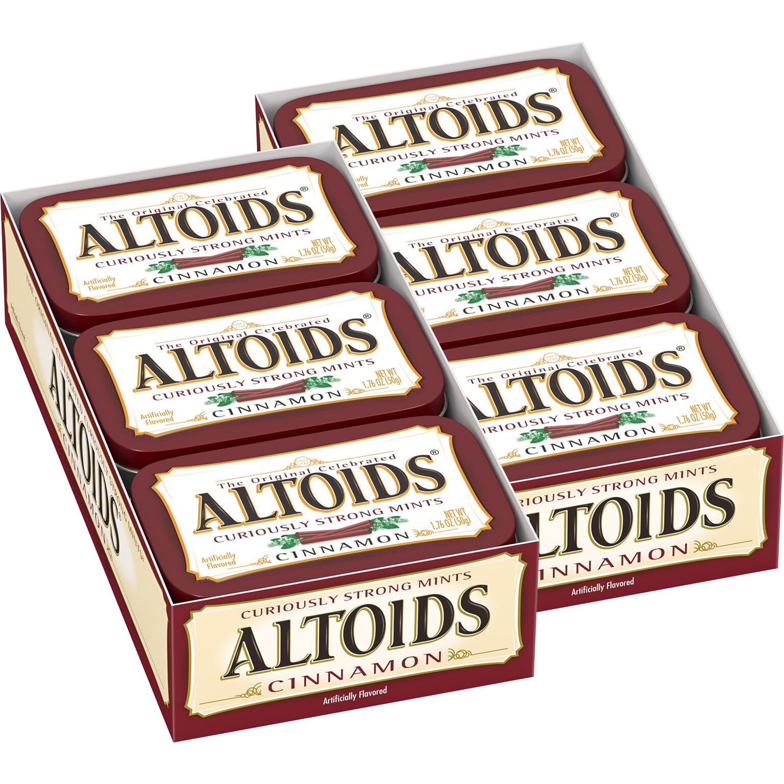 Altoids Cinnamon Mints, 21.12 oz., 12/Pack (209-00484)