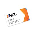 Custom Full Color Business Cards, CLASSIC CREST Natural White 110#, Flat Print, 1-Sided, 250/PK