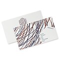 Custom Full Color Business Cards, CLASSIC CREST Solar White 110#, Raised Print, 2-Sided, 250/PK