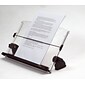 3M® Plastic Document Stand with Lip & Guide Bar, Black/Clear (DH630)