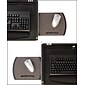 3M™ Under-Desk Keyboard Drawer, Three Height Settings, Gel Wrist Rest, Slide-out Mouse Platform, Precise Mouse Pad, Black (KD45)