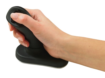 3M™ Wireless Ergonomic Mouse, Vertical Grip Design, Keeps Hand and Wrist at a Neutral Angle for Comf