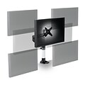 3M Dual-Swivel Monitor Arm, Up to 24 Monitor, Holds Up to 30 lbs., Black (MA140MB)