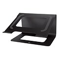3M™ Laptop Stand, Steel Construction, Holds Laptops Up to 15, 10 lbs., Black