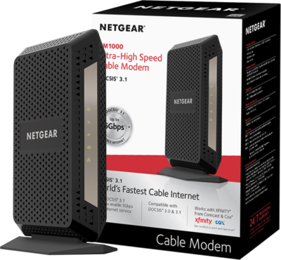 NETGEAR CM1000 DOCSIS 3.1 32x8 Cable Modem