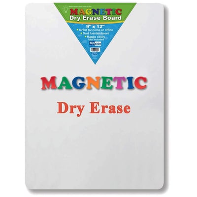 Flipside Products 9 x 12 Magnetic Dry Erase Board, Frameless (FLP10025)