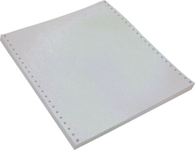 Staples 1-Part Premium Bright Blank Computer Paper, 9.5" x 11", 20 lbs., White, 1000 Sheets/Carton (26154/177090/49)