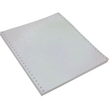 Staples 1-Part Premium Bright Blank Computer Paper, 9.5 x 11, 20 lbs., White, 1000 Sheets/Carton (