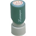 Xstamper Pre-inked Stamps, Red Ink Happy Face (036000)
