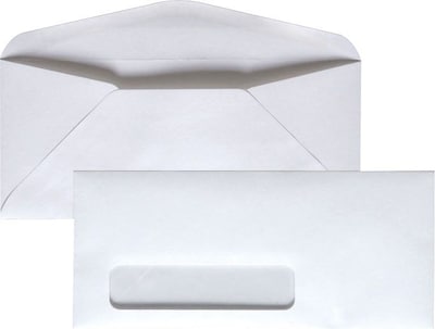 Staples® Gummed Left Window #9 Envelopes; 500/Box (351470/17203)