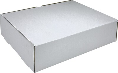 White Corrugated Mailers, 15-1/8 x 11-1/8 x 4, 50/Bundle (MIBMS1000)