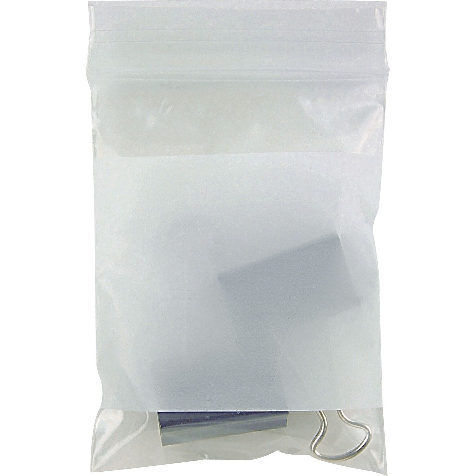 3 x 4 Reclosable Poly Bags, 4 Mil, Clear, 1000/Carton (PB3984)