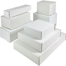 Quill Brand 6x2x2 Corrugated Mailers, White, 50/Bundle (M622)