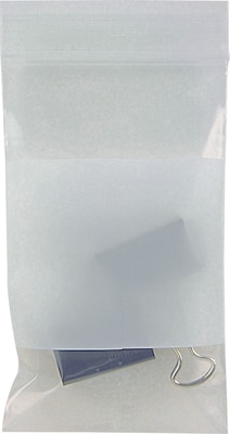 3W x 5L Reclosable Poly Bag, 2.0 Mil, 1000/Carton (3945A)